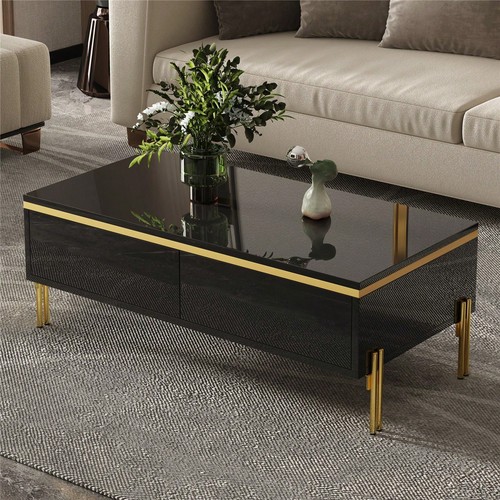 Modern high gloss coffee table - high,