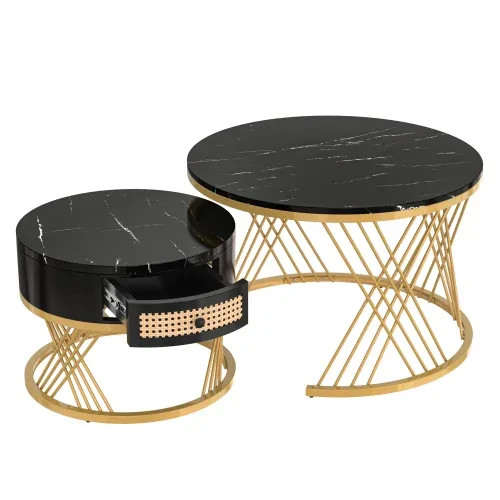 Round coffee table - in,