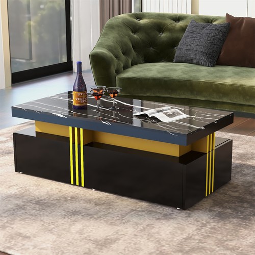 Coffee table drawers storage - coffee,