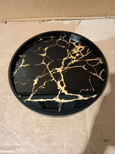 Hanobe round decorative tray - hanobe,