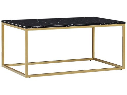 Coffee table black marble - table,