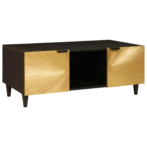 Vidaxl coffee table black and - table,