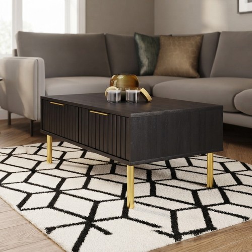Sleek black coffee - sleek, table