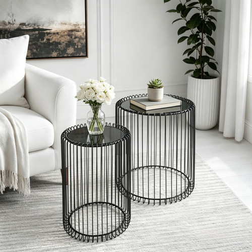 Set round cage - of, 2