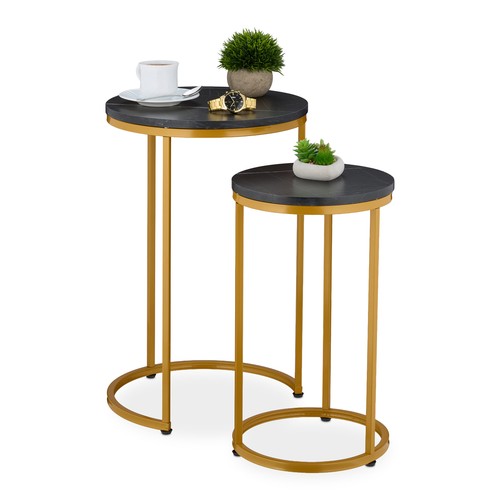 Nesting tables set side - set, of