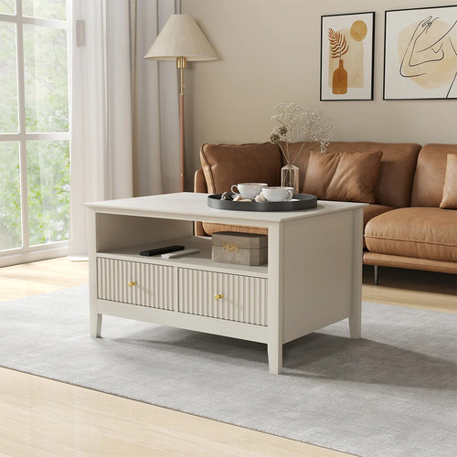 Two drawer coffee table - two,
