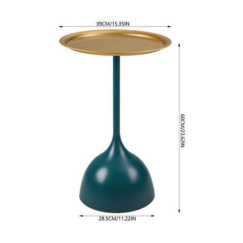 Modern round side table - side,