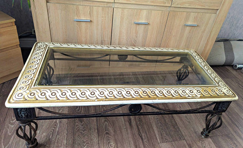 Rectangular glass top coffee - rectangular,