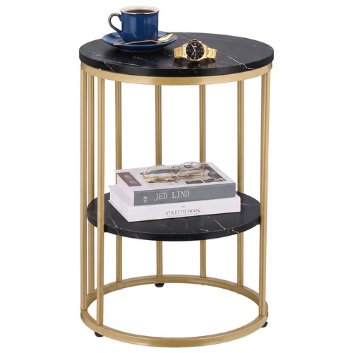 Side coffee table storage - table,