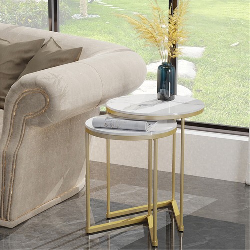 Double nested coffee table set - table,